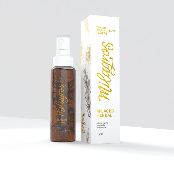 Tónico Revitalizante Capilar Milagro Herbal con Romero
