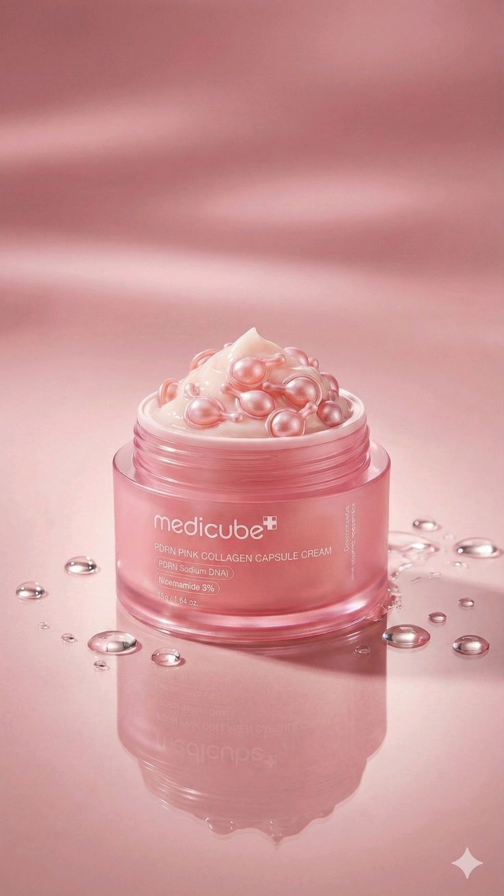 Crema Facial de Colageno & PDRN Pink con Capsulas