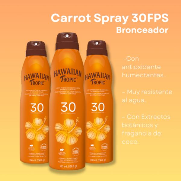 Bronceador Corporal en Aceite de Zanahoria 30spf 180ml