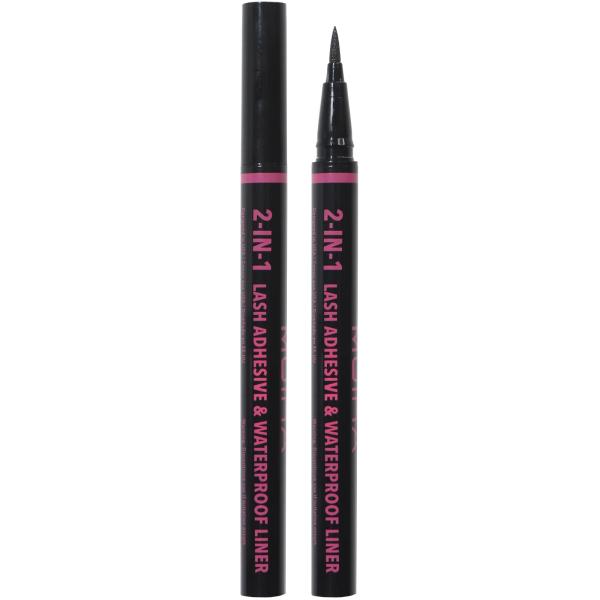 Delineador de Ojos 2 en 1 Impermeable & Adhesivo
