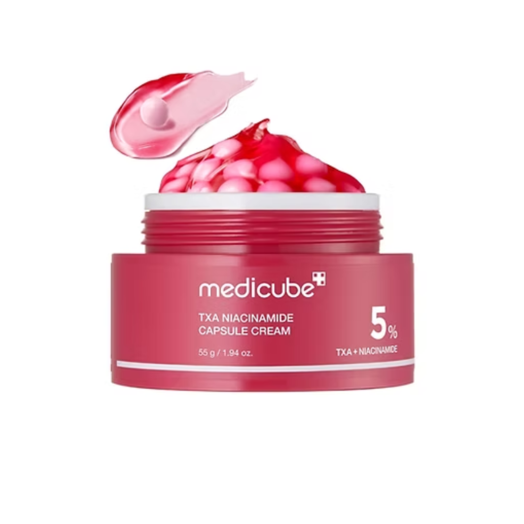 Crema Facial de Niacinamida TXA con Capsulas