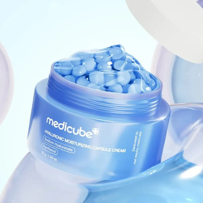Crema Facial Hidratante de Acido Hialuronico con Capsulas 55g