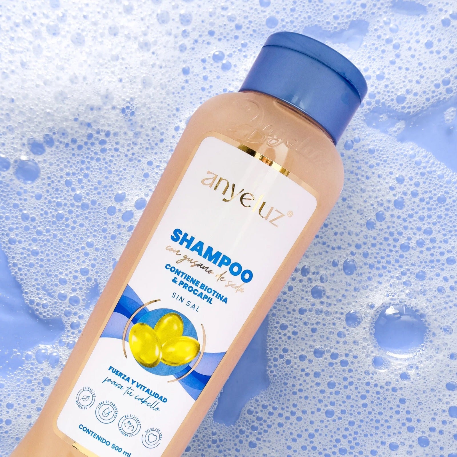 Shampoo de Gusano de Seda